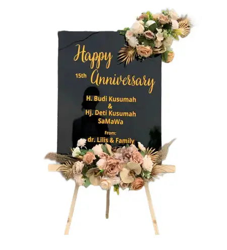 Papan Bunga Akrilik Pelem