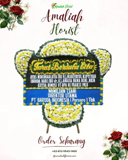 Papan Bunga Duka Pelem